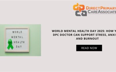 World Mental Health Day 2025: How Your DPC Doctor Can Support Stress, Anxiety, and Burnout